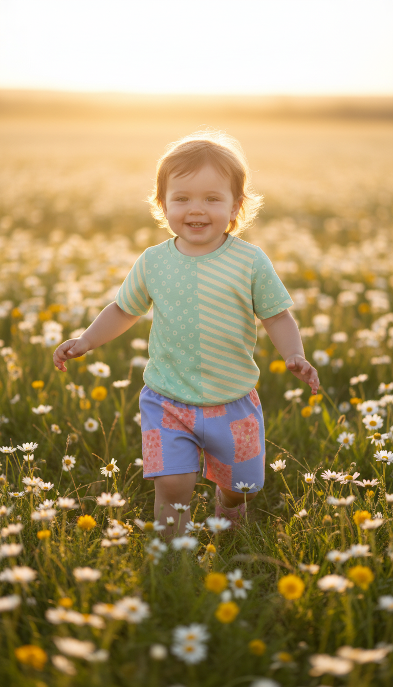 Mint Fizz & Periwinkle Punch Mix-and-Match Outfit in use