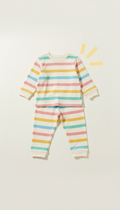 Boys soft cotton striped pajamas