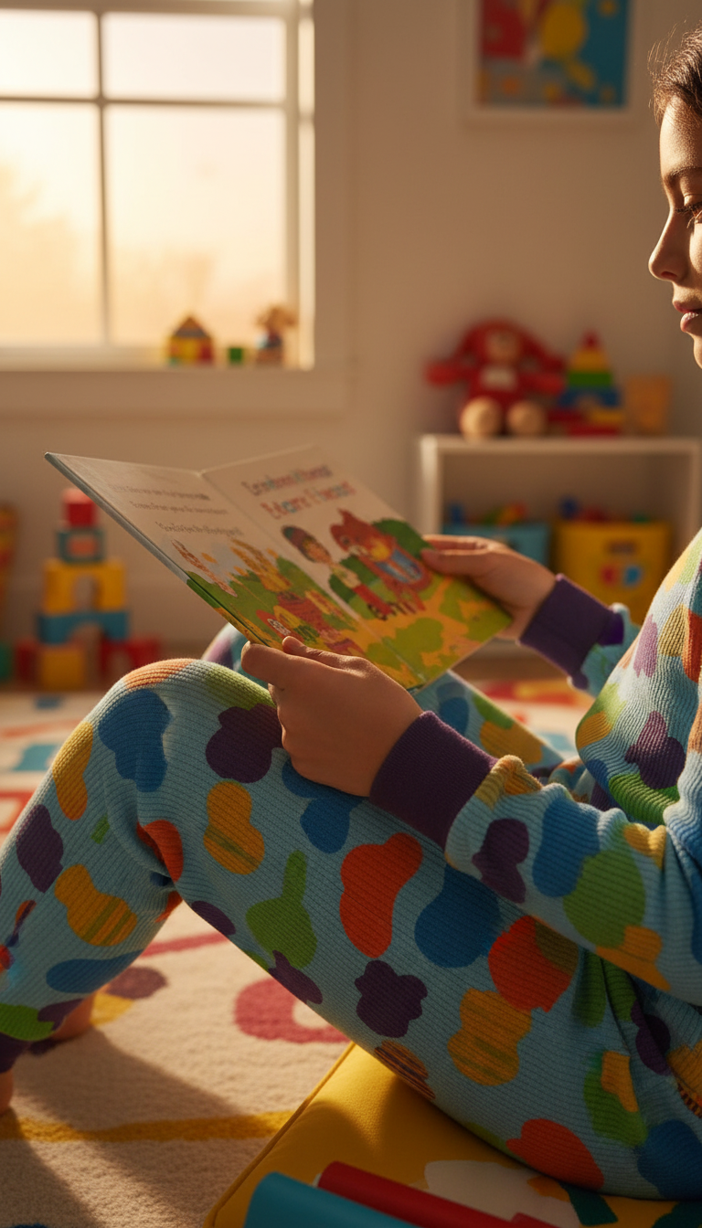 Child-friendly Sleepwear in use