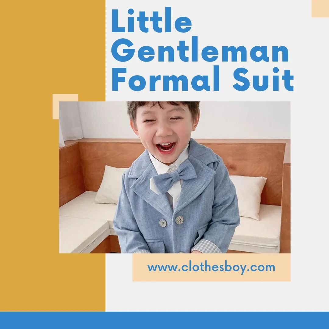 Little Gentleman boys formal suit